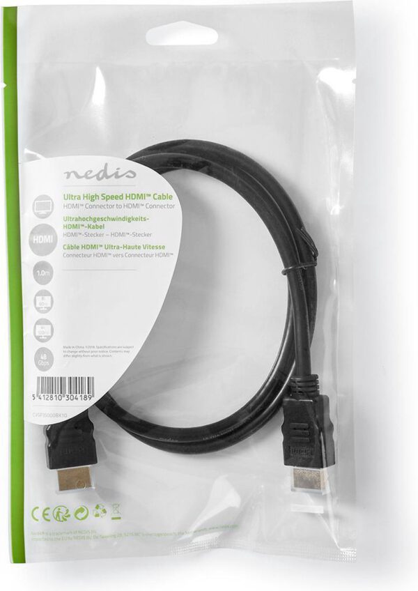 Nedis Ultra High Speed HDMI - 8K@60Hz - 1.00m - 48 Gbps