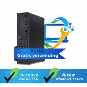 Lenovo ThinkCentre M720S SFF i5 - 8GB DDR4 - 256GB SSD +1TB HDD Windows 11 Pro