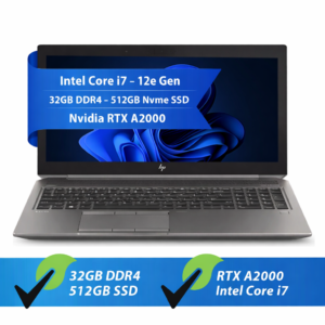 HP ZBook Power G9 - Intel Core i7 – RTX A2000 – 15,6 inch – Windows 11 Pro
