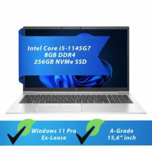 HP EliteBook 850 G8 - Intel core i5 - Intel Iris Xe Graphics - 15,6 inch - Windows 11 Pro